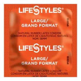 Lifestyles Large Latex Condom per case