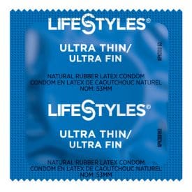 Lifestyles Ultra Thin Latex Condom per case