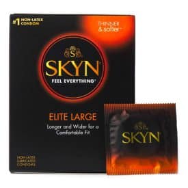 Skyn Elite Large Non Latex Condom per case