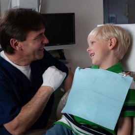 Patient Apron Cutout Neck